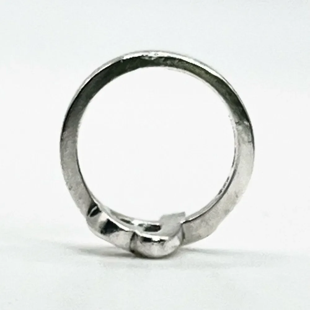 Tiffany & Co. Single Loving Heart Ring Paloma Picasso -529 Silver - Sz 6
